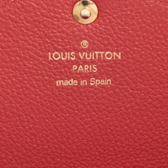 💎Authentic Louis Vuitton Empreinte Sarah Wallet Long Wallets Into Initials - Picture 5 of 13